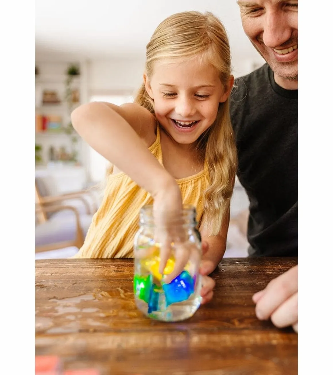 Glo Pals Light Up Cube Bath Toys - Blair (Blue)