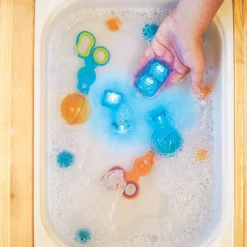 Glo Pals Light Up Cube Bath Toys - Cookie Monster