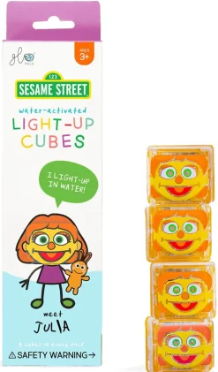 Glo Pals Light Up Cube Bath Toys - Julia