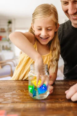 Glo Pals Light Up Cube Bath Toys - Sammy (Red)