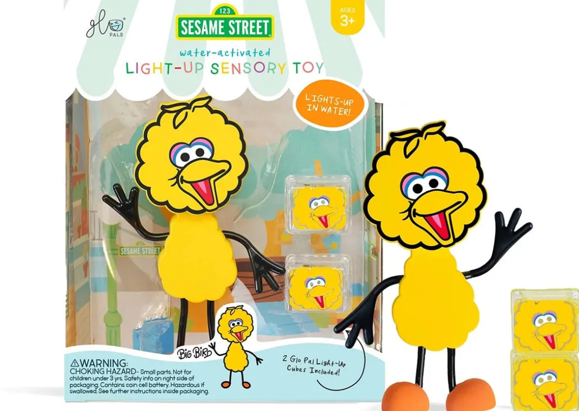 Glo Pals Light Up Sensory Bath Toy - Big Bird