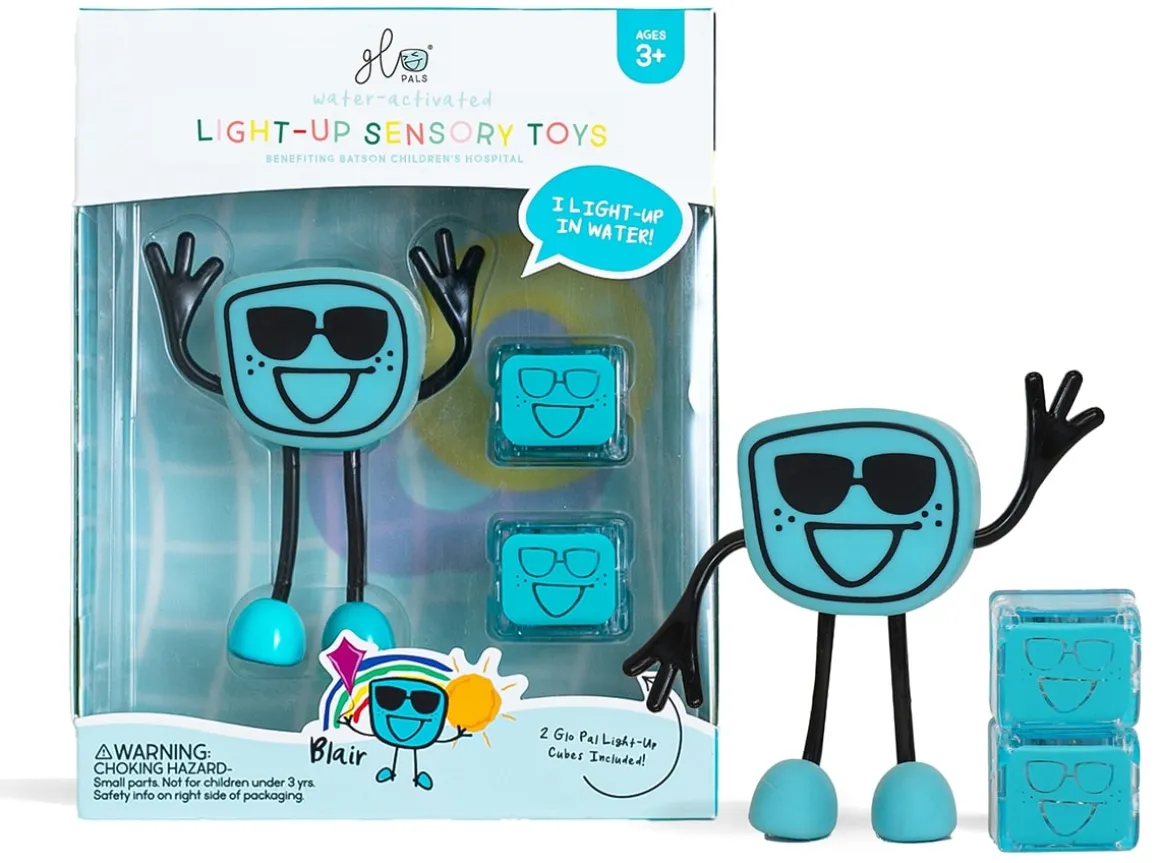 Glo Pals Light Up Sensory Bath Toy - Blair (Blue)