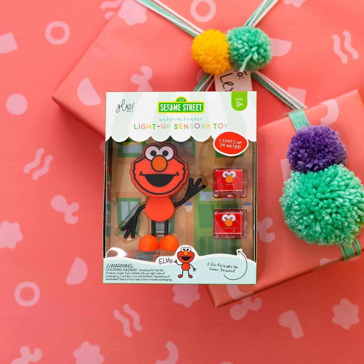 Glo Pals Light Up Sensory Bath Toy - Elmo