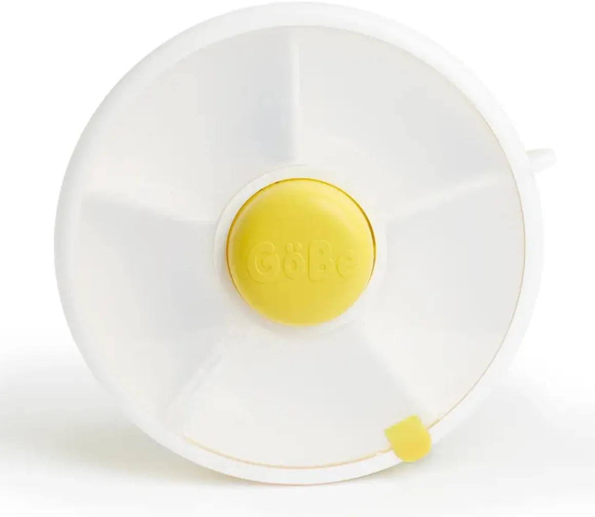 GoBe Kids Snack Spinner - Lemon Yellow
