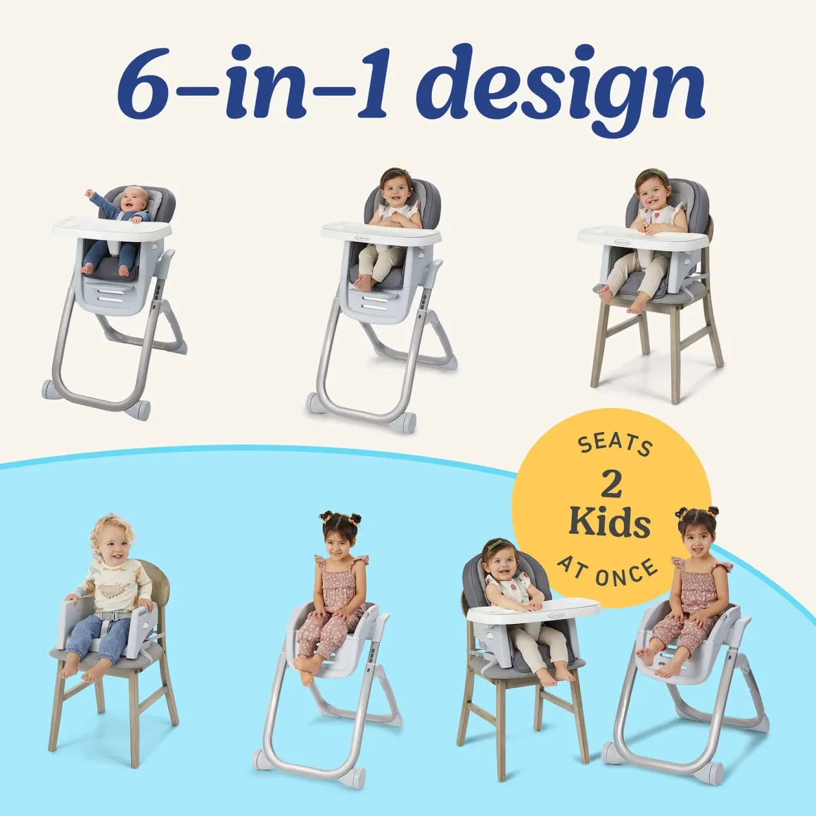 Graco DuoDiner DLX 6-in-1 High Chair - Arlo