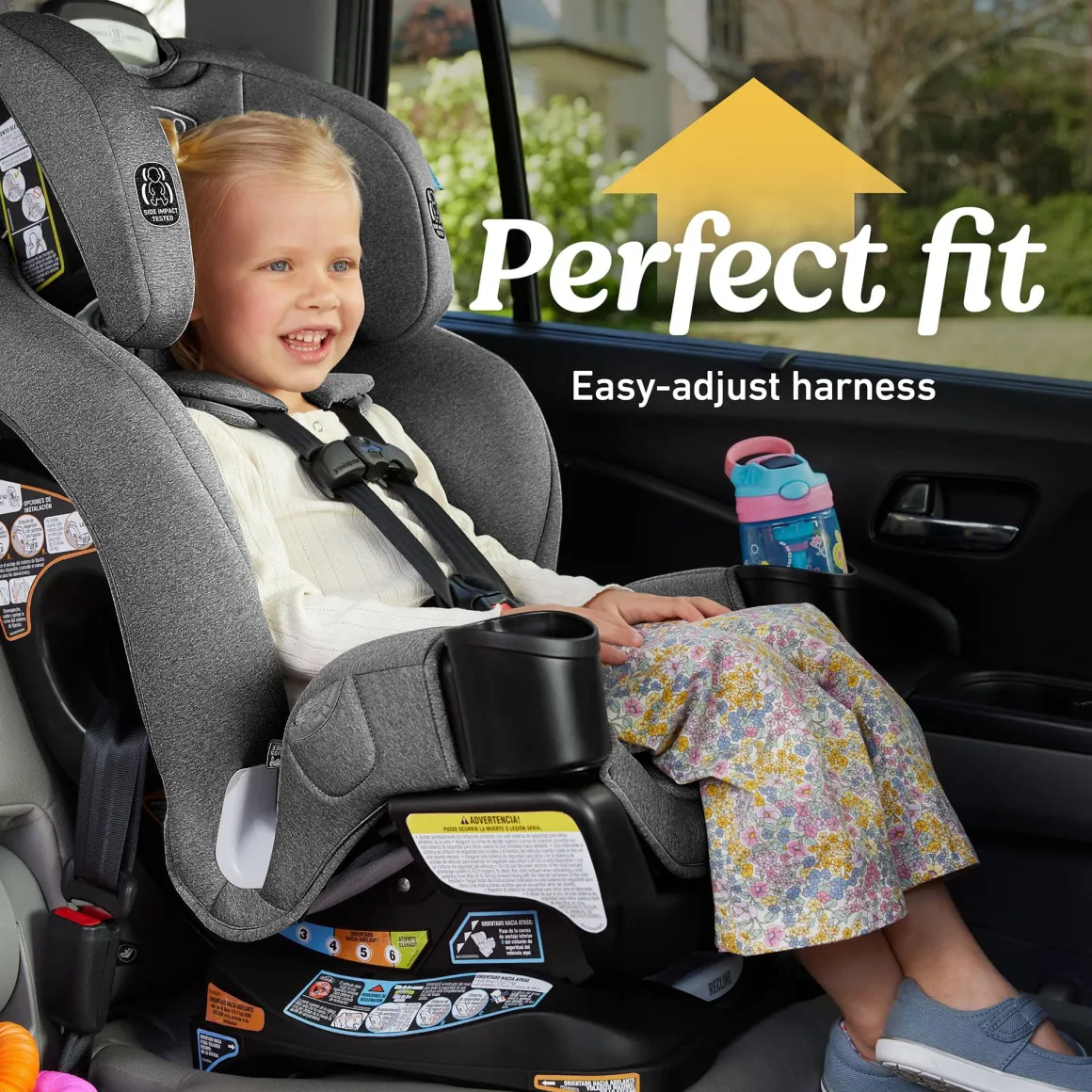 Graco Extend2Fit 3-in-1 All-in-One Convertible Car Seat - Talia