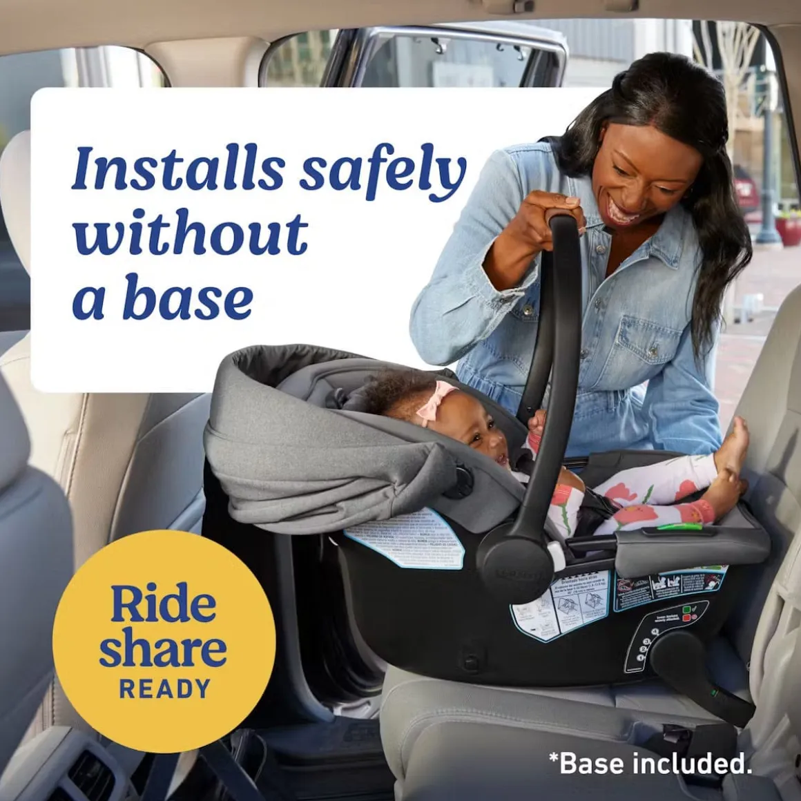 Graco GoMax Infant Car Seat with Insta-Install Rigid LATCH - Orchid Haze