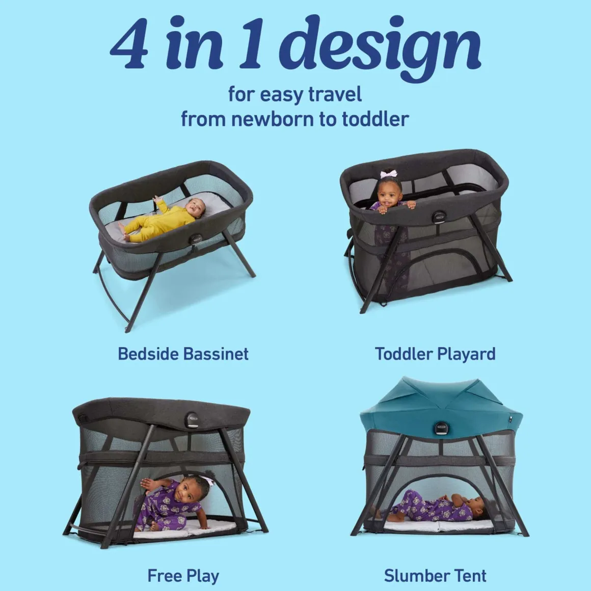 Graco LiteTraveler 4-in-1 Playard - Sona
