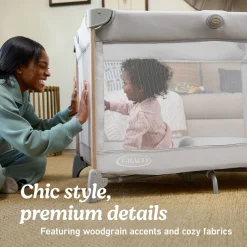 Graco Pack 'n Play Care Suite Bassinet Lux Playard - Sky