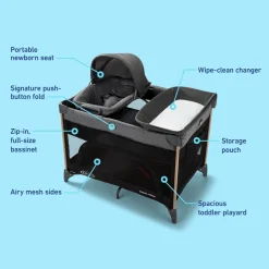 Graco Pack n' Play Close2Baby Seat Lux Playard - Milan