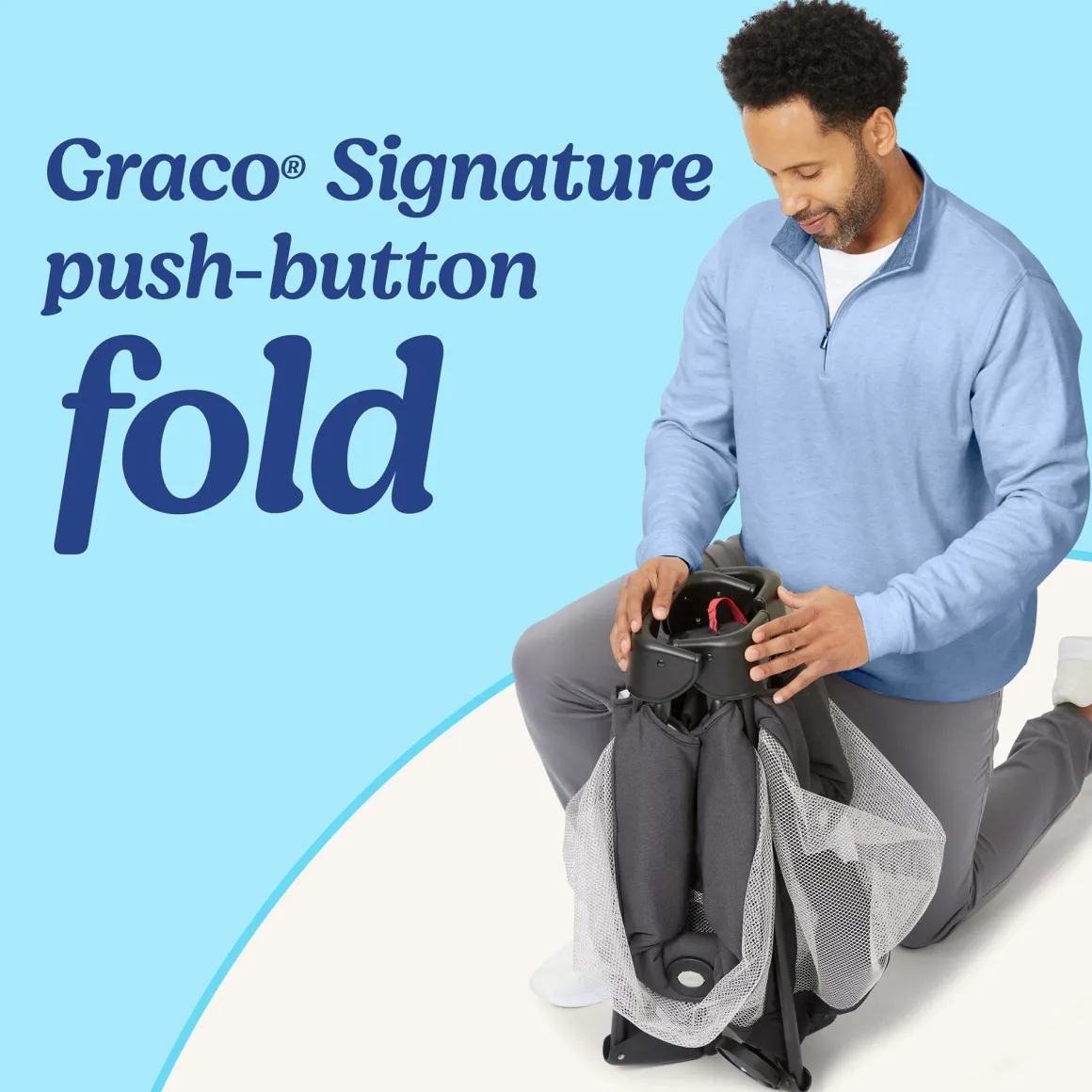 Graco Pack 'n Play On The Go Zip Playard - Lilac Mod