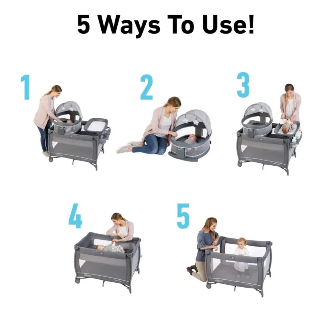 Graco Pack 'n Play Travel Dome LX Playard - Astin