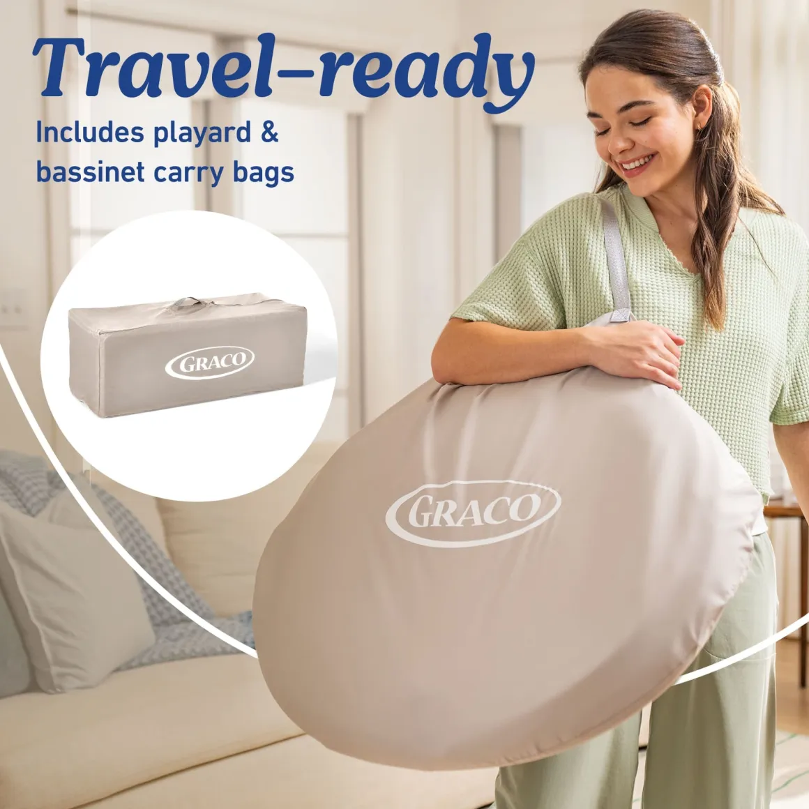 Graco Pack 'n Play Travel Dome Lux Playard - Linden