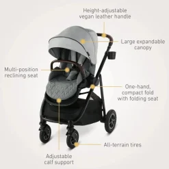 Graco Premier Modes Lux Stroller - Midtown