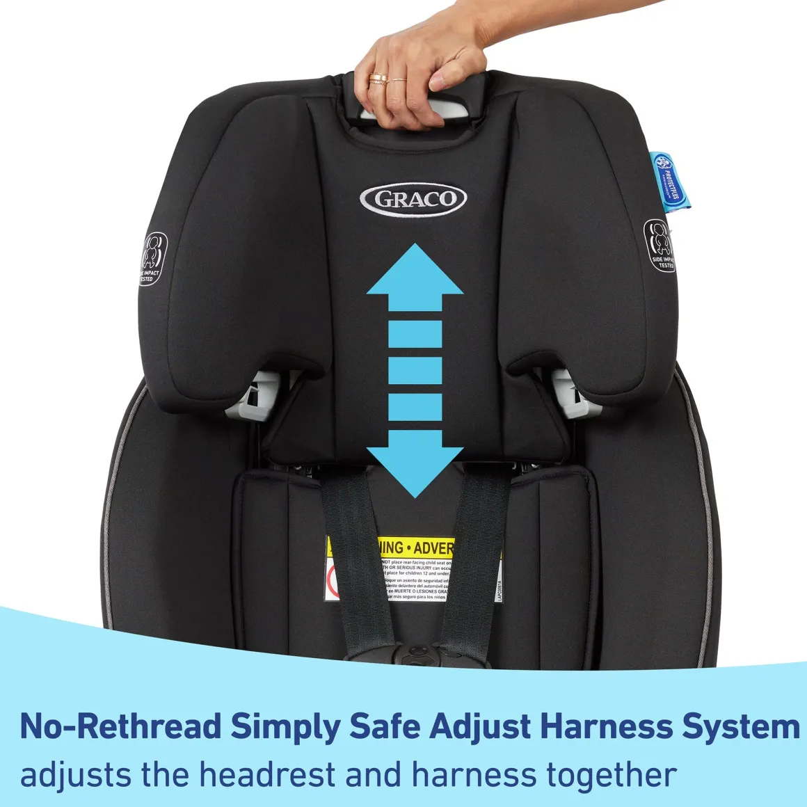 Graco SlimFit 3-in-1 Narrow All-in-One Convertible Car Seat - Silas