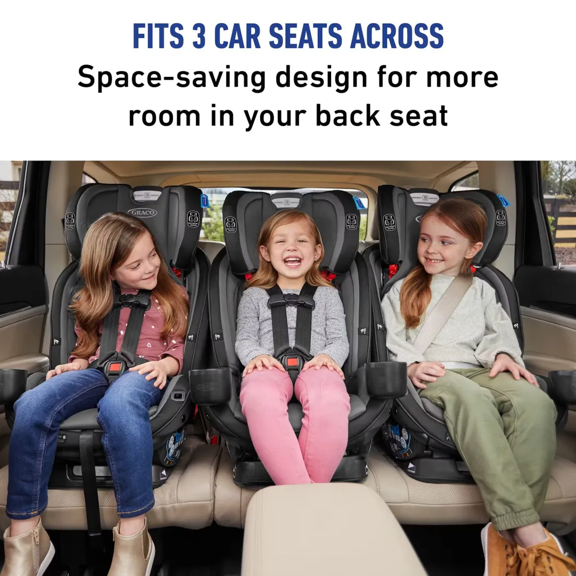 Graco SlimFit3 LX 3-in-1 Convertible Car Seat - Kunningham