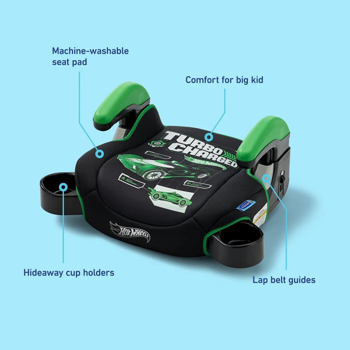 Graco TurboBooster 2.0 Backless Booster Car Seat - Hot Wheels Gamer