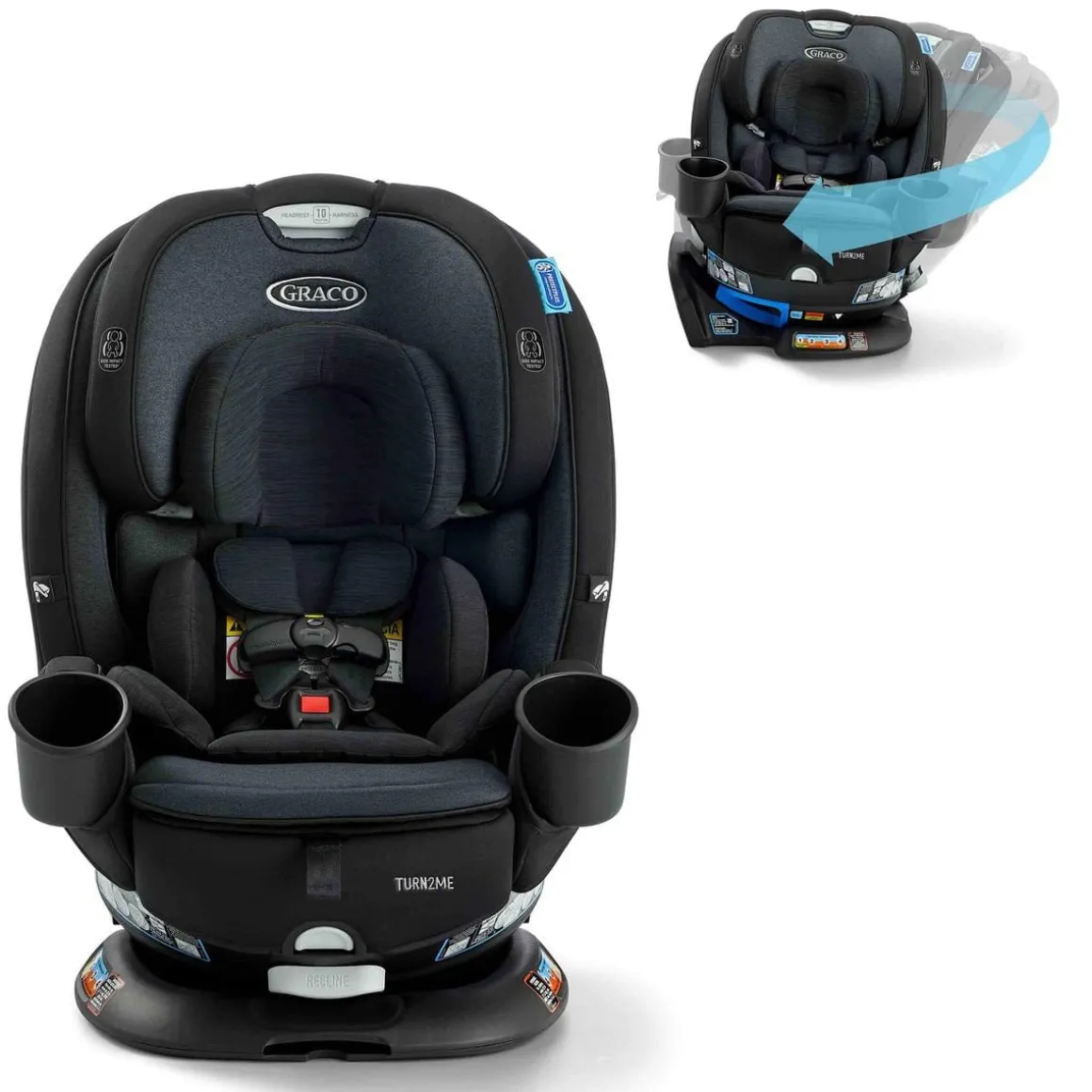 Graco Turn2Me 3-in-1 Rotating Convertible Car Seat - Cambridge