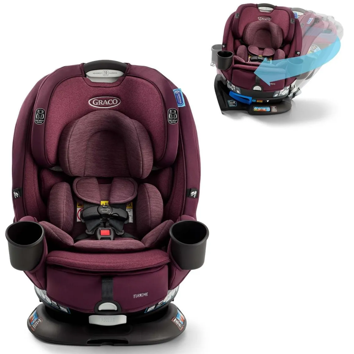 Graco Turn2Me 3-in-1 Rotating Convertible Car Seat - London