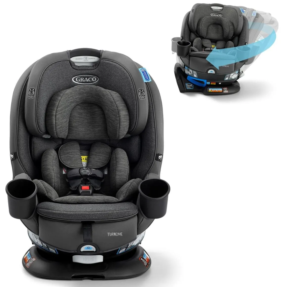 Graco Turn2Me 3-in-1 Rotating Convertible Car Seat - Manchester