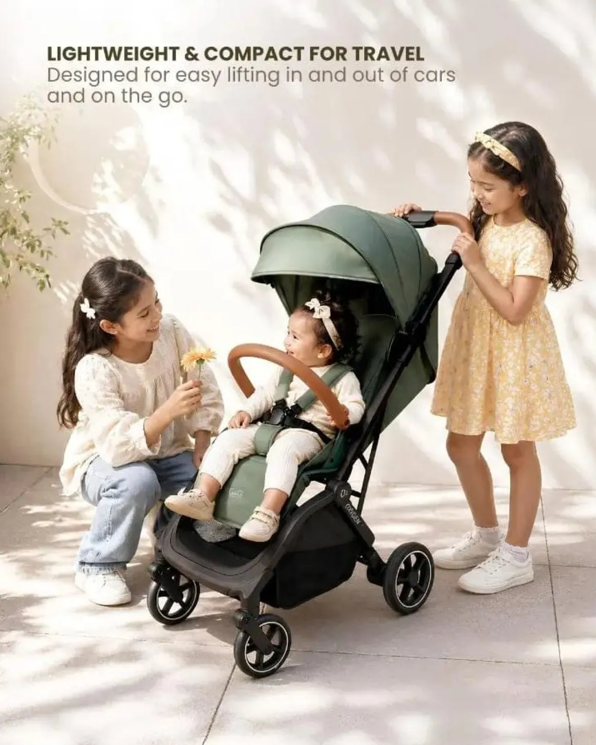 guzzie+Guss Oxygen V3 Stroller - Tropical Green