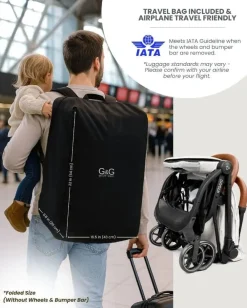guzzie+Guss Oxygen V3 Stroller - Tropical Green