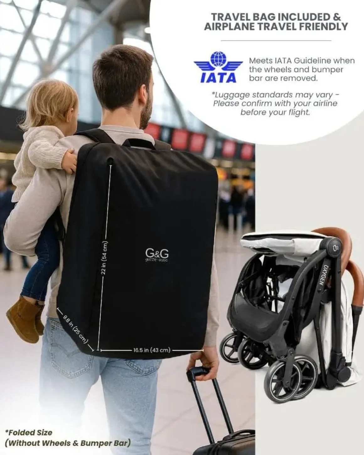 guzzie+Guss Oxygen V3 Stroller - Tropical Green