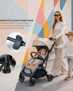 guzzie+Guss Oxygen V3 Stroller - Tropical Green
