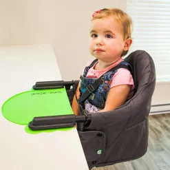 guzzie+Guss Perch Hanging High Chair - Copper Blue/Rose Gold Frame