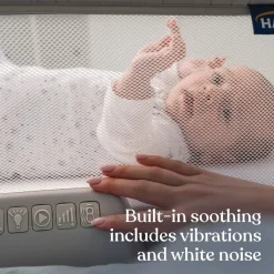 HALO BassiNest Soothing Swivel Sleeper 3.0 Bassinet - Grey