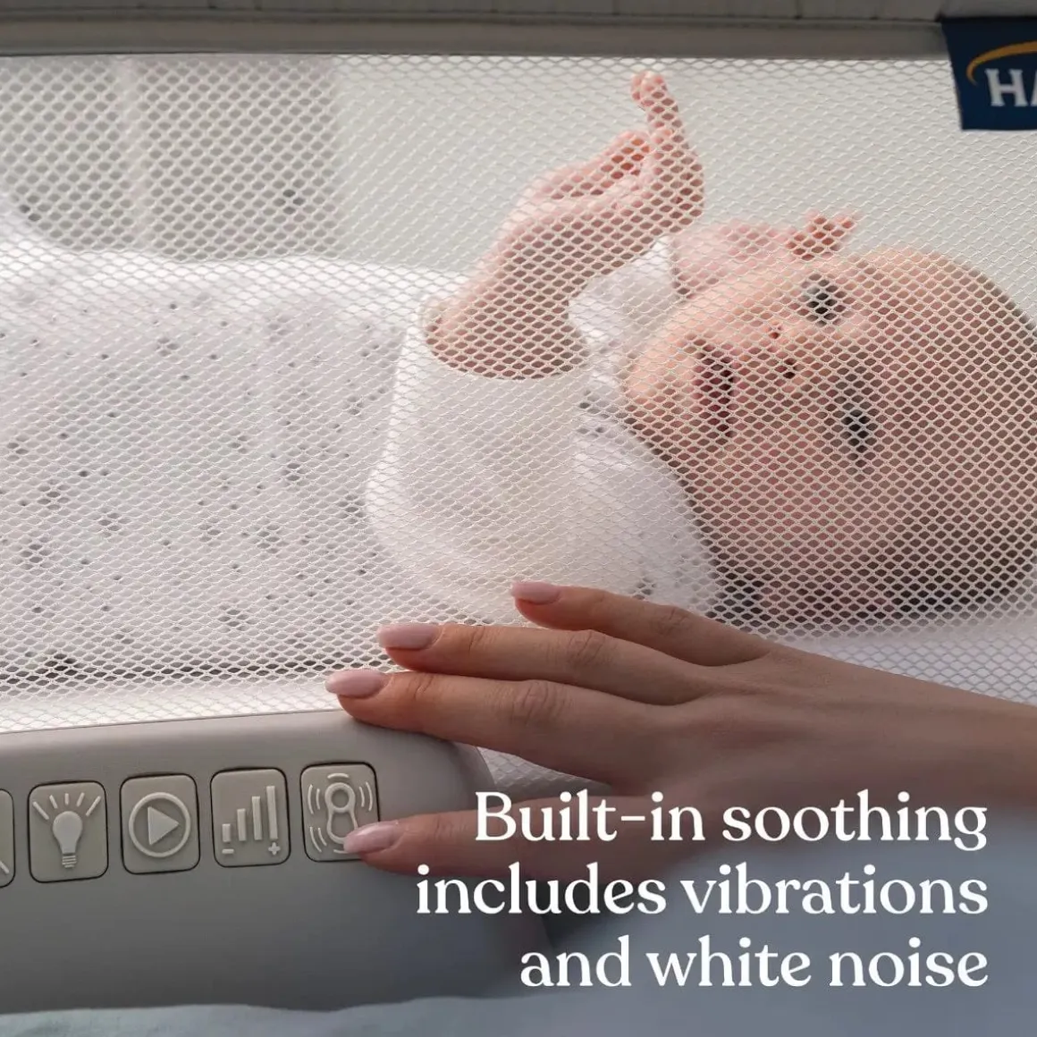HALO BassiNest Soothing Swivel Sleeper 3.0 Bassinet - Grey