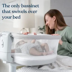 HALO BassiNest Swivel Sleeper 3.0 - Solid Grey