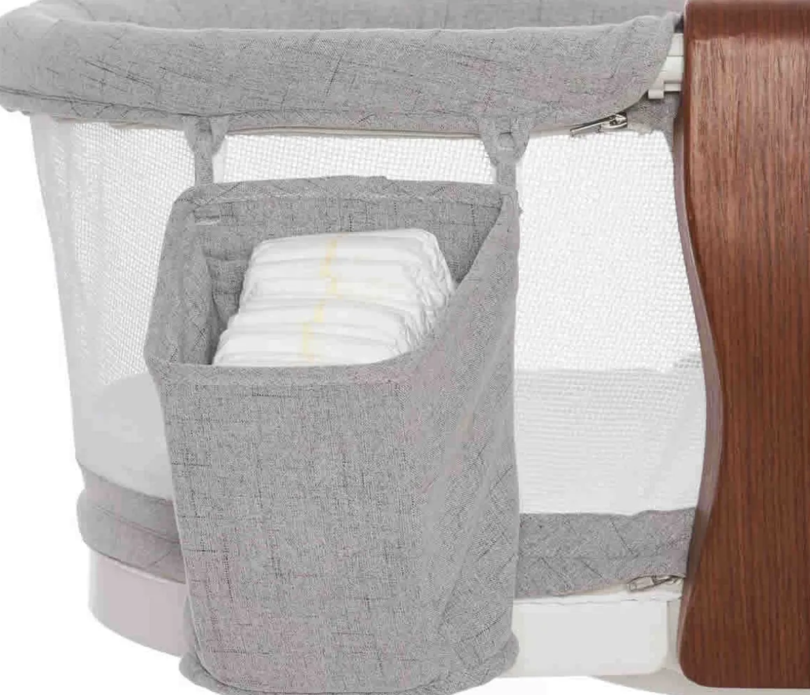 Halo Bassinest Swivel Sleeper Luxe Next Gen - Dove Gray Tweed