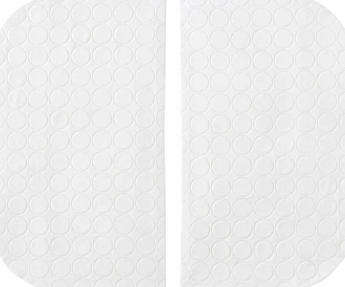 Halo Bassinest Twin Waterproof Mattress Pad, 2PK - White