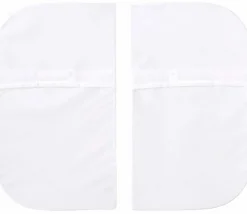 Halo Bassinest Twin Waterproof Mattress Pad, 2PK - White