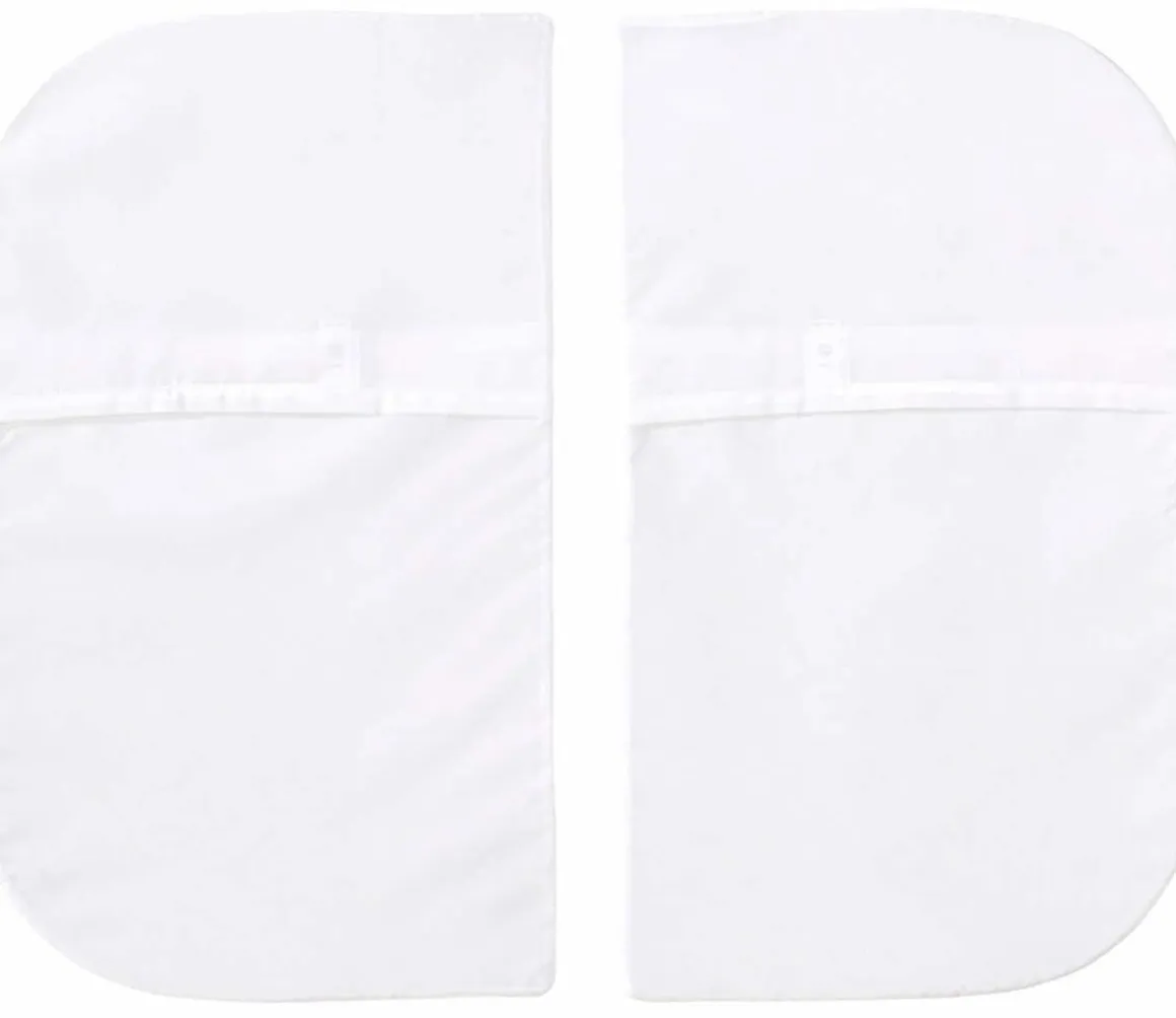 Halo Bassinest Twin Waterproof Mattress Pad, 2PK - White