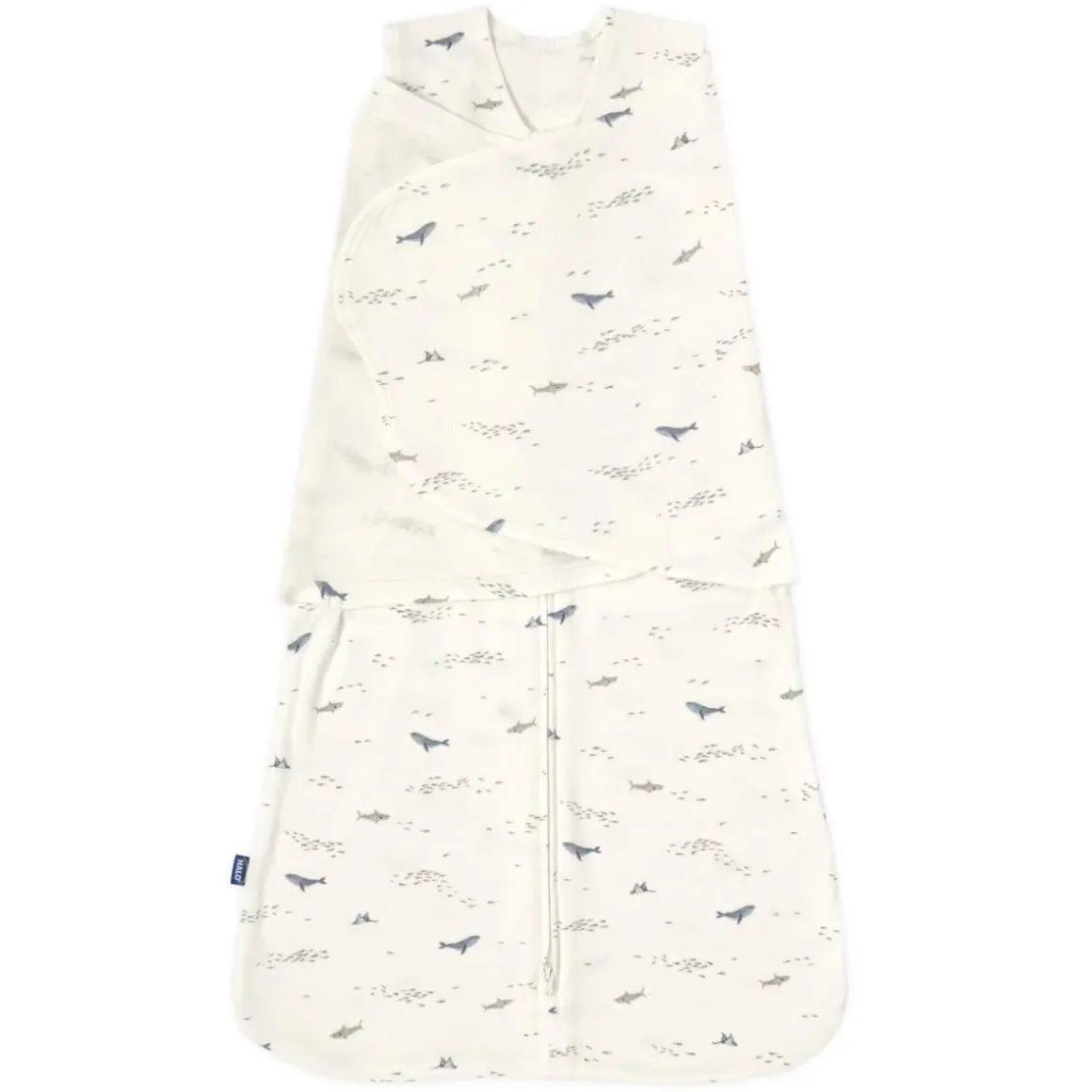 Halo 100% Cotton Swaddle TOG 1.5 - Ocean Life (Newborn)