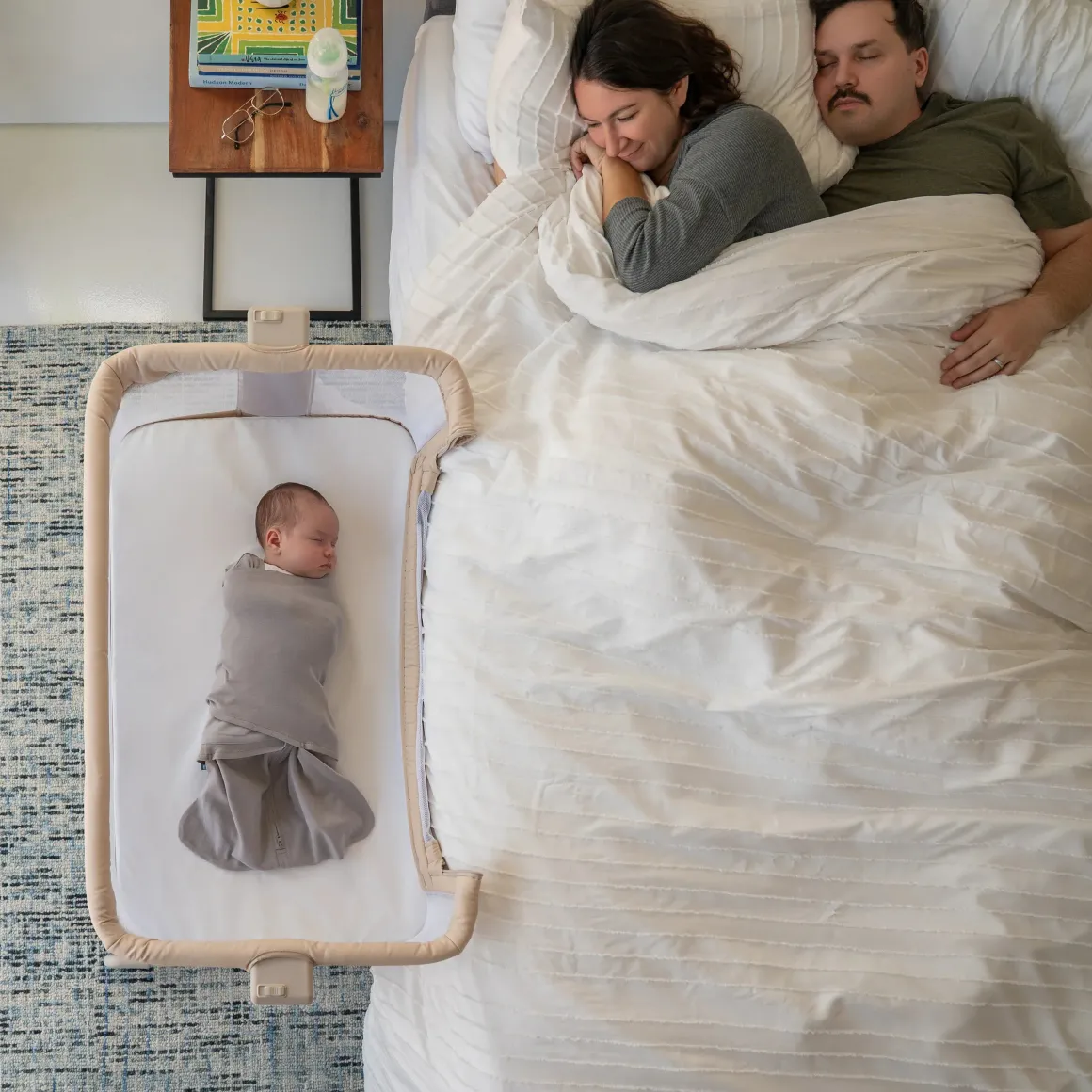 HALO 2-in-1 Bedside BassiNest Sleeper - Oat