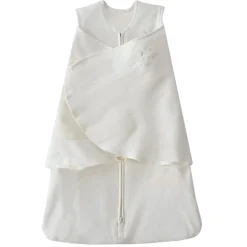 Halo 100% Organic Cotton Swaddle TOG 1.5 - Cream (Newborn)