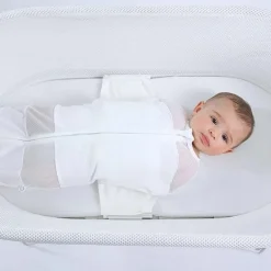 Happiest Baby SNOO Bassinet Fitted Sheet, Organic Cotton - White