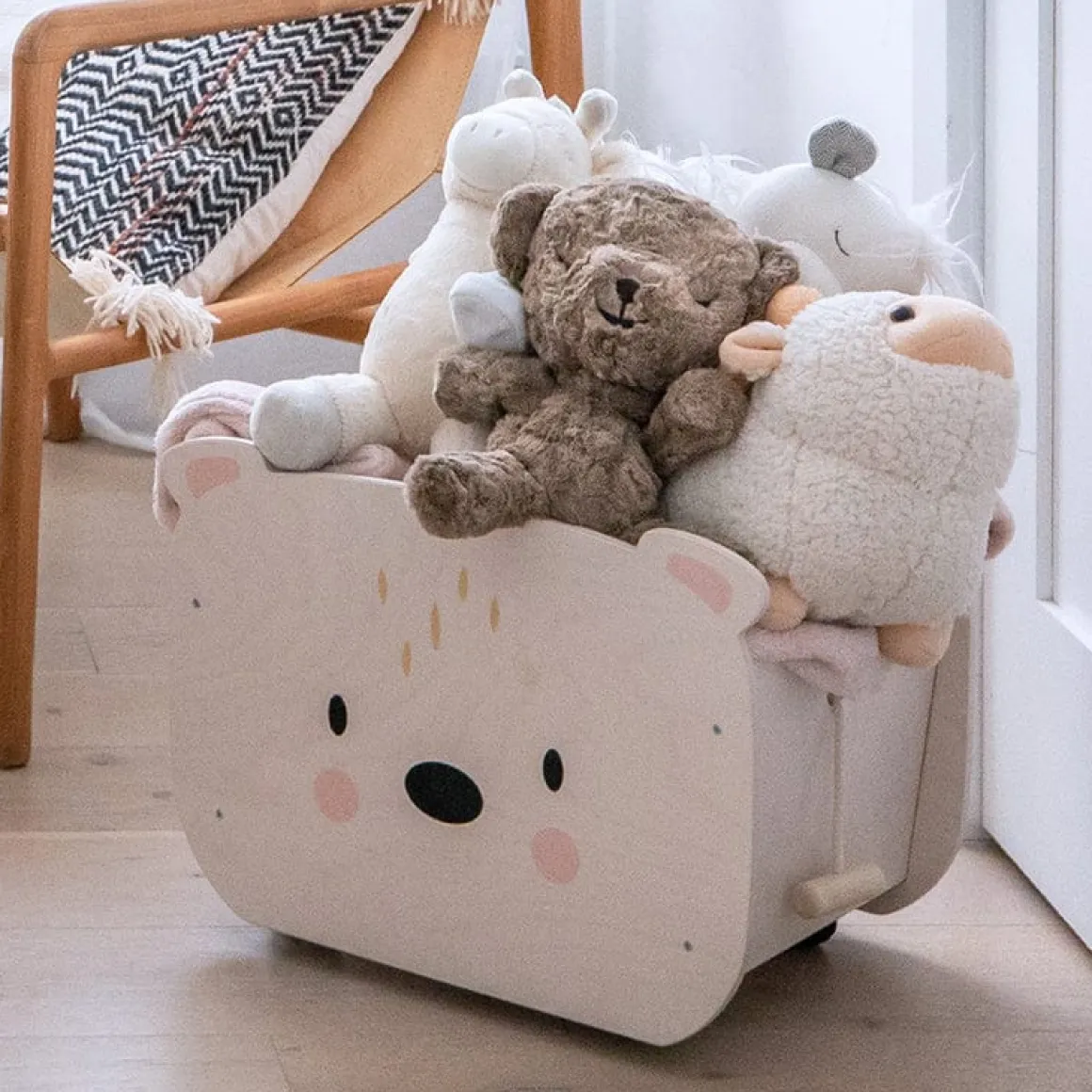 Happiest Baby Snoo Bear II 3-in-1 White Noise Lovey - Cream