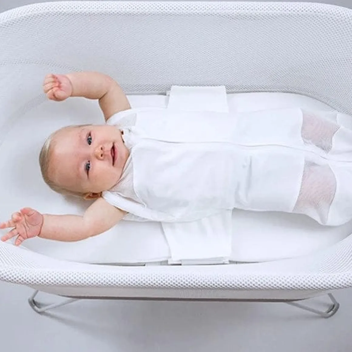 Happiest Baby Snoo Sleep Sack, Large - White (18-25 lbs)
