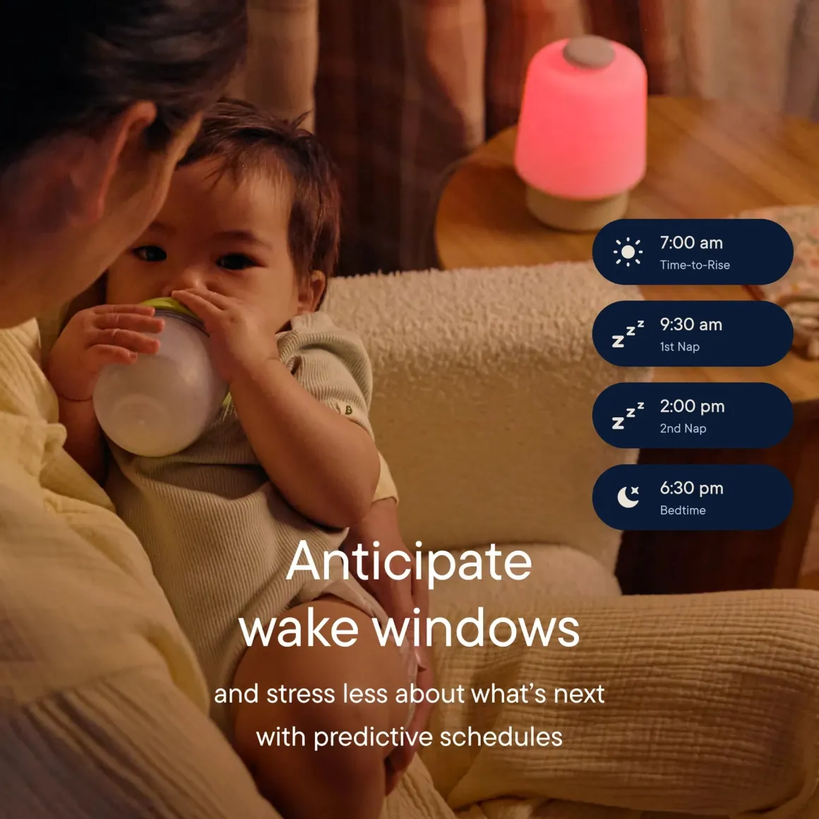 Hatch Baby Sleep Support, Sound Machine & Night Light - Peach