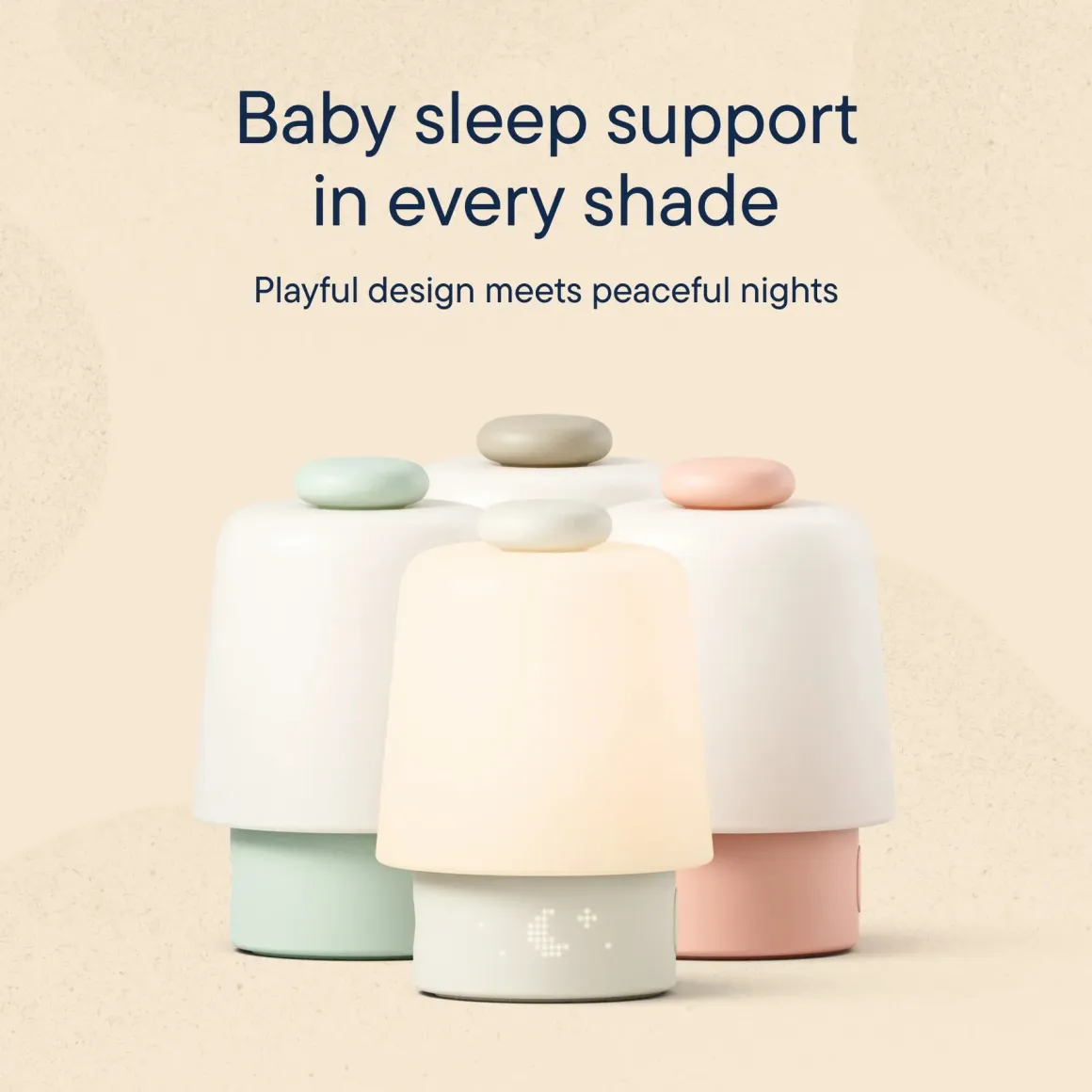 Hatch Baby Sleep Support, Sound Machine & Night Light - Peach