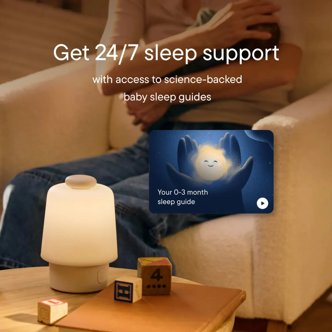 Hatch Baby Sleep Support, Sound Machine & Night Light - Putty