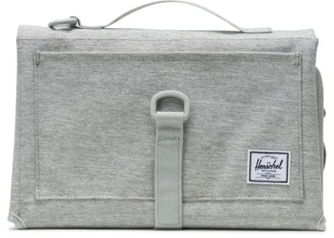 Herschel Sprout Change Mat - Light Grey Crosshatch