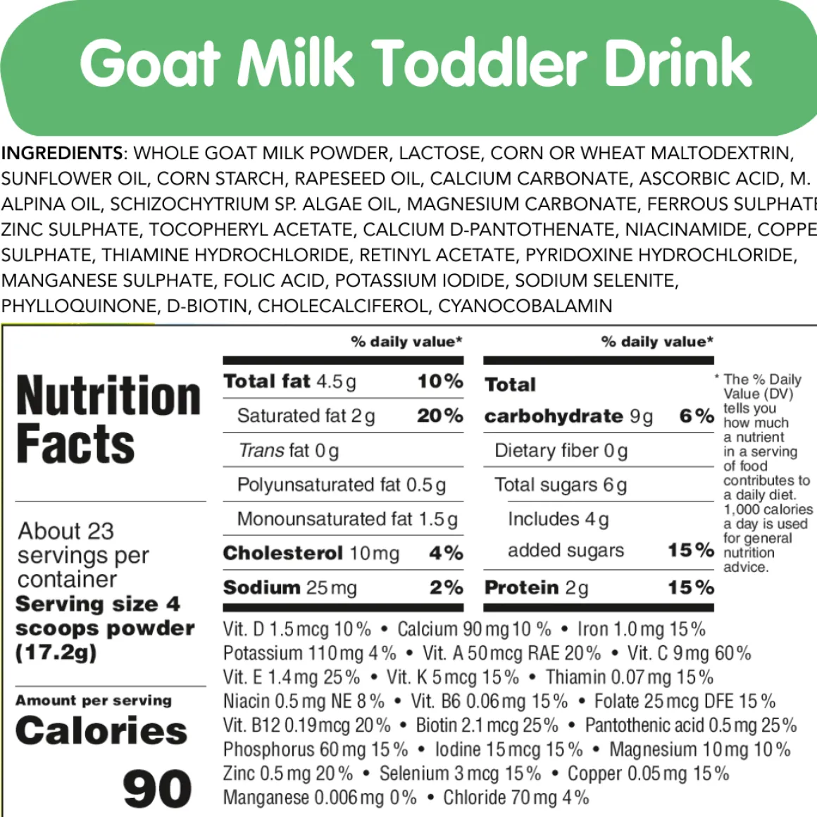 Holle Goat Milk Toddler Drink 6-Tin Bundle