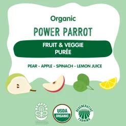 Holle Organic Power Parrot Fruit & Veggie Purée
