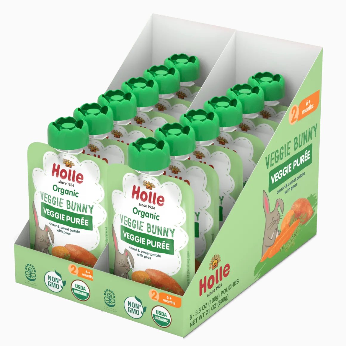 Holle Organic Veggie Bunny Veggie Purée