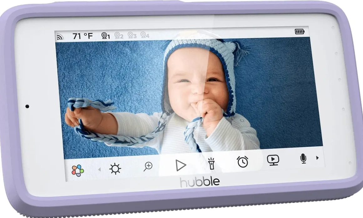 Hubble Connected Nursery Pal Deluxe Twin Smart Baby Monitor